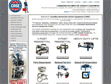 Tablet Screenshot of consolidatedlift.com